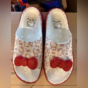 Hello kitty Red Crocs Shoes